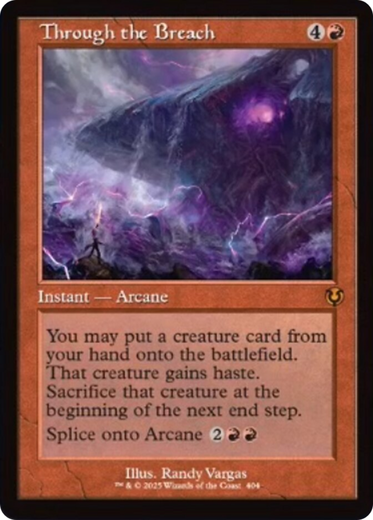 Through the Breach (Retro Frame) [Innistrad Remastered] | Odin's Place