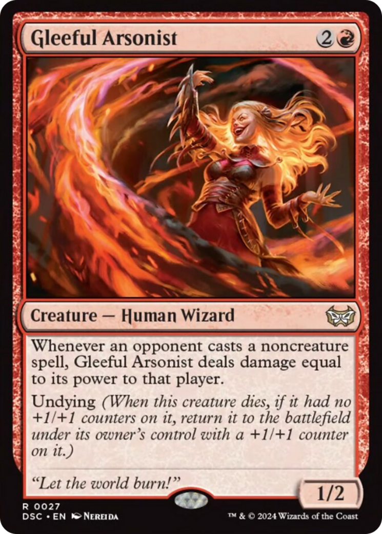 Gleeful Arsonist [Duskmourn: House of Horror Commander] | Odin's Place