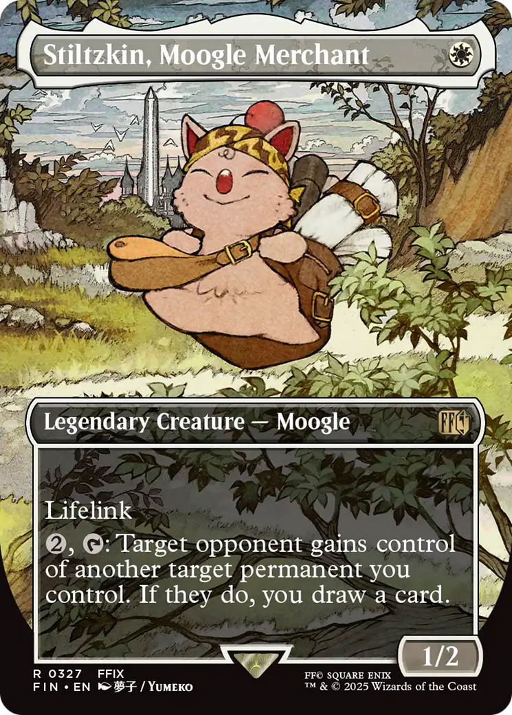 Stiltzkin, Moogle Merchant (Borderless) [FINAL FANTASY] | Odin's Place