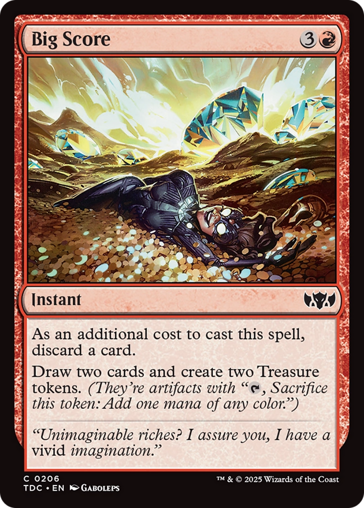 Big Score [Tarkir: Dragonstorm Commander] | Odin's Place