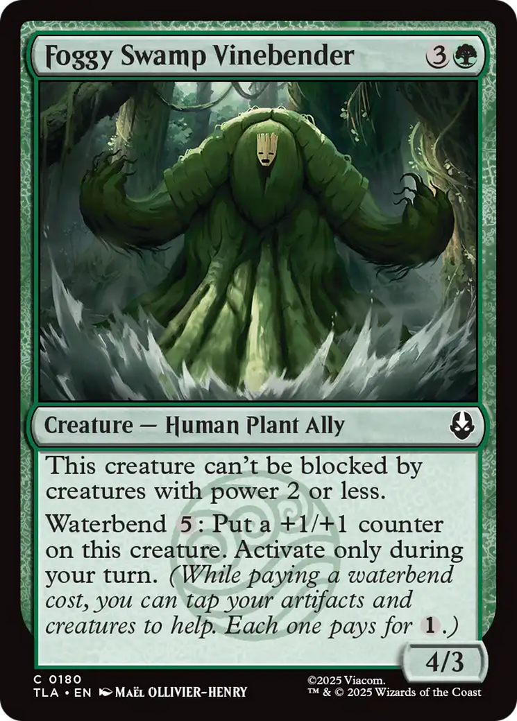 Foggy Swamp Vinebender [Avatar: The Last Airbender] | Odin's Place