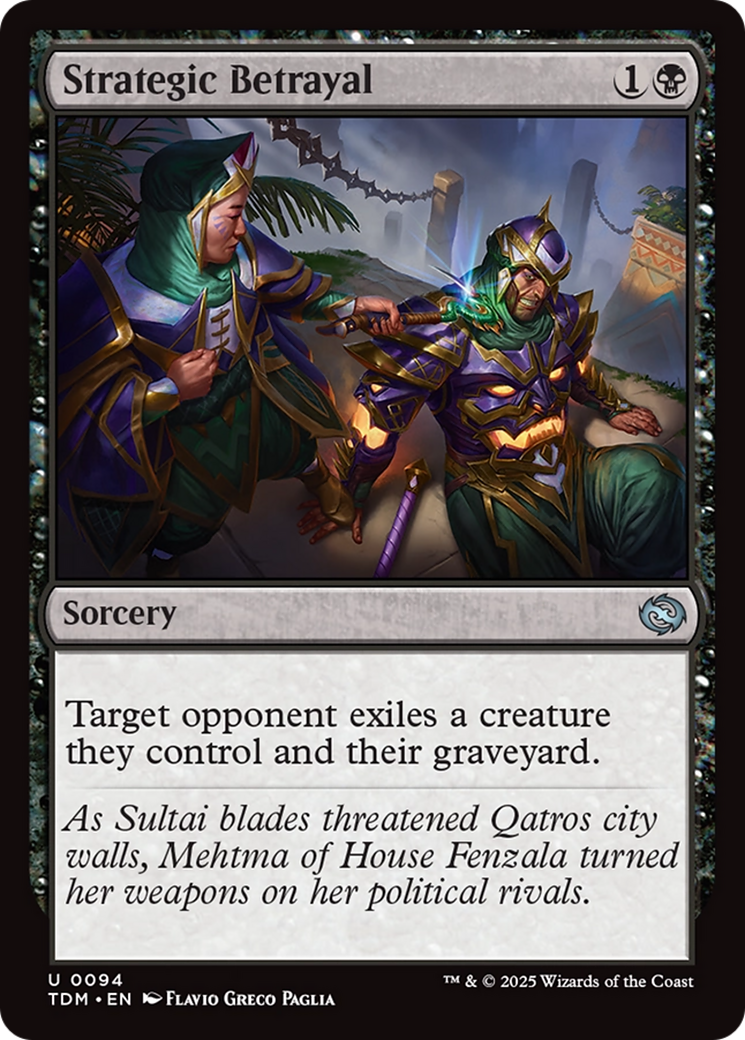 Strategic Betrayal [Tarkir: Dragonstorm] | Odin's Place