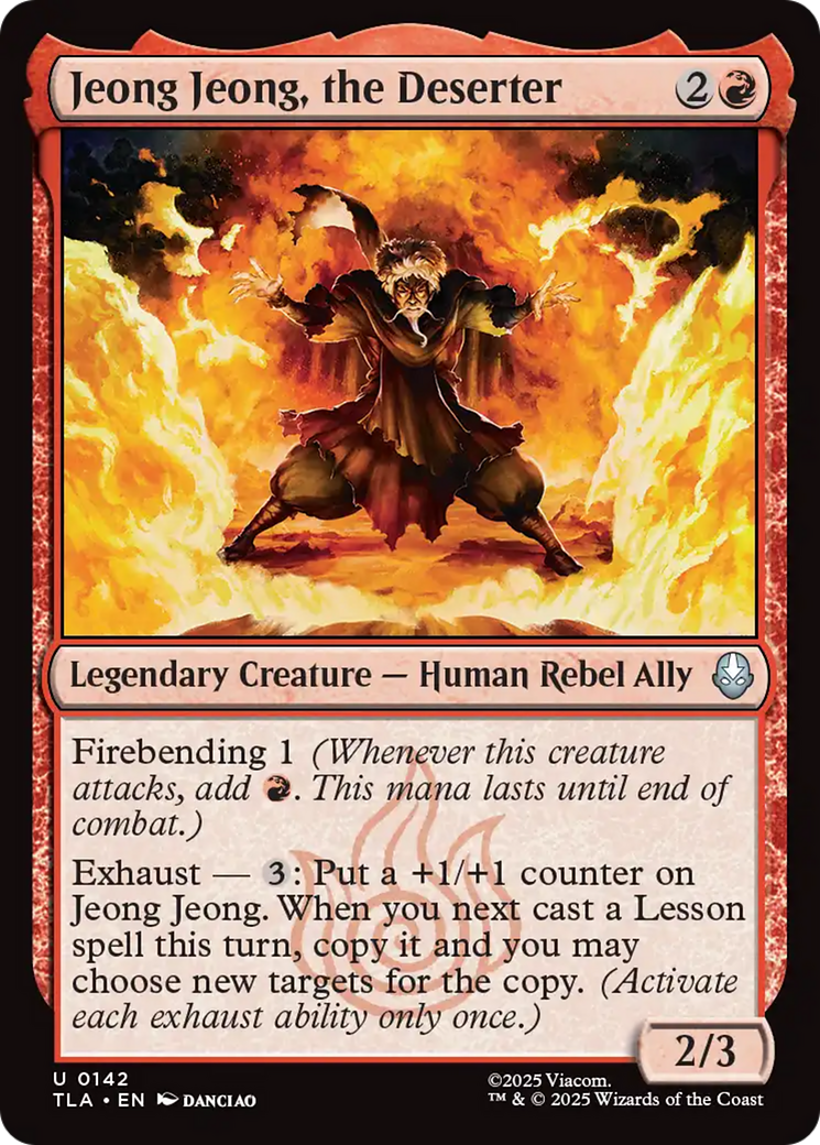Jeong Jeong, the Deserter [Avatar: The Last Airbender] | Odin's Place