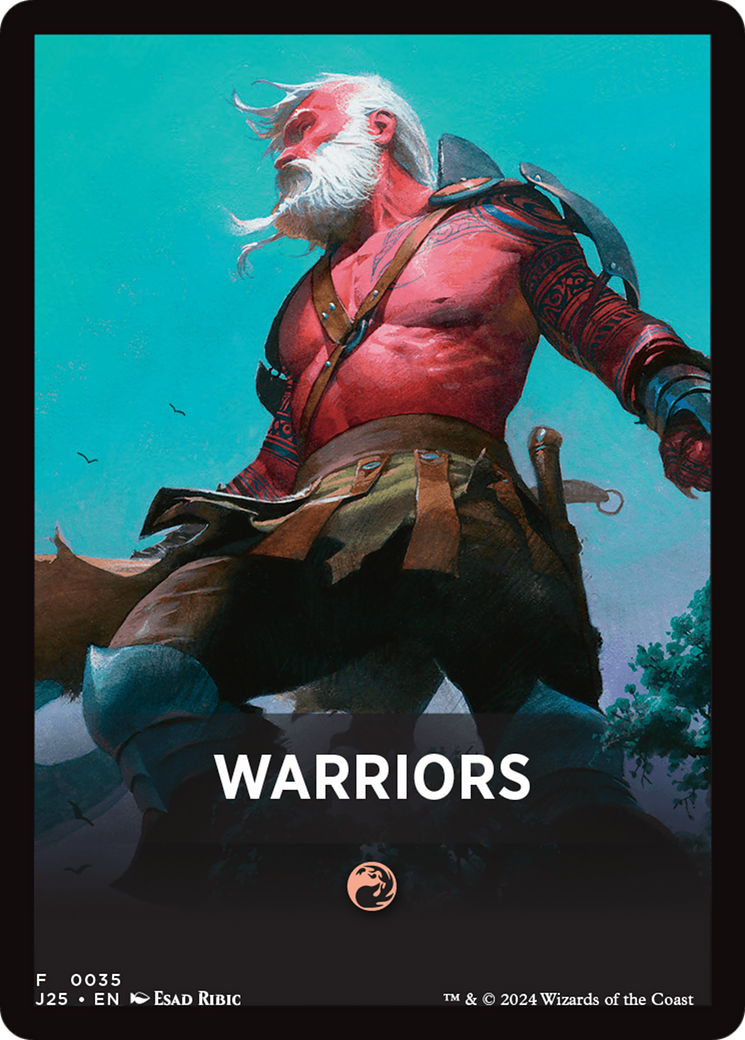Warriors Theme Card [Foundations Jumpstart Front Cards] | Odin's Place