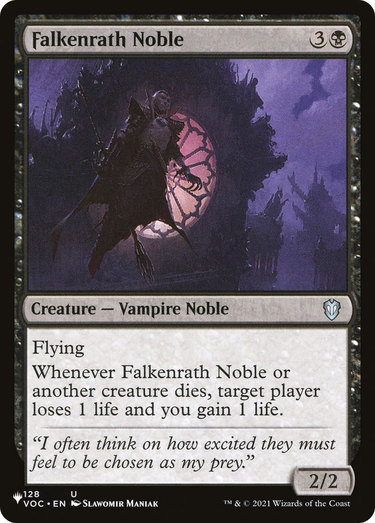 Falkenrath Noble [The List] | Odin's Place