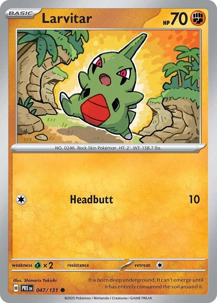 Larvitar (047/131) [Scarlet & Violet: Prismatic Evolutions] | Odin's Place