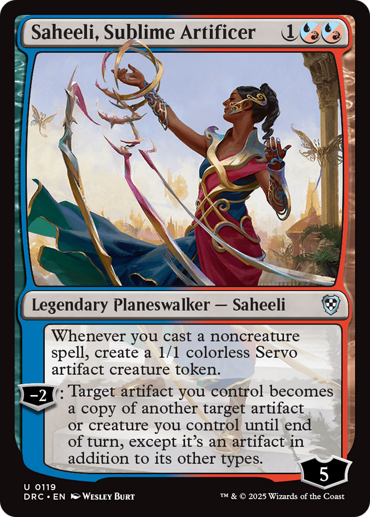 Saheeli, Sublime Artificer [Aetherdrift Commander] | Odin's Place