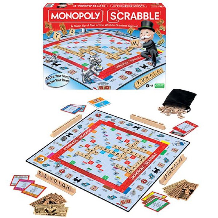 Monopoly Scrabble Combo Game | Odin's Place