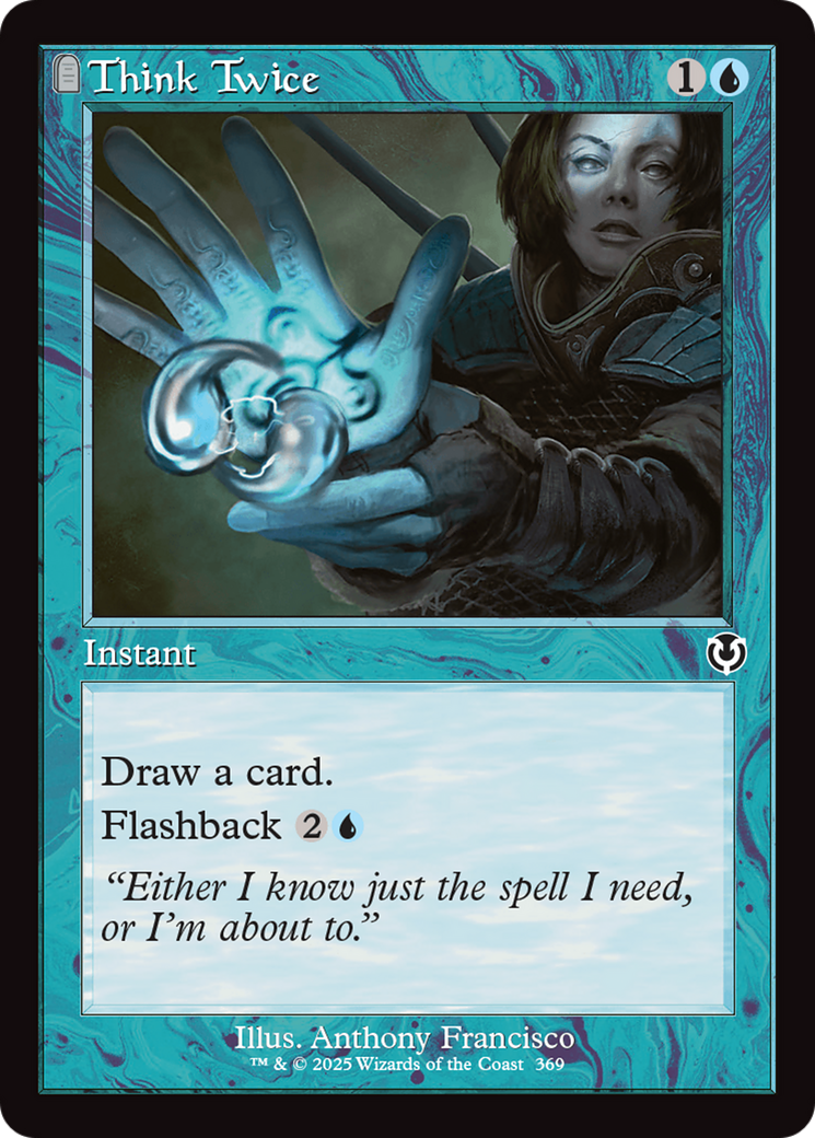 Think Twice (Retro Frame) [Innistrad Remastered] | Odin's Place