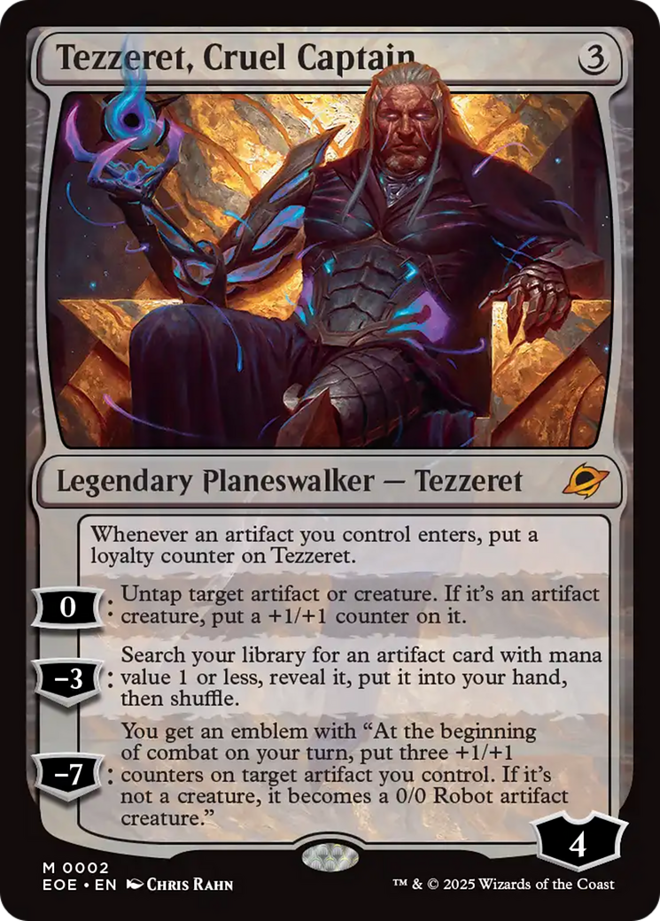 Tezzeret, Cruel Captain [Edge of Eternities] | Odin's Place