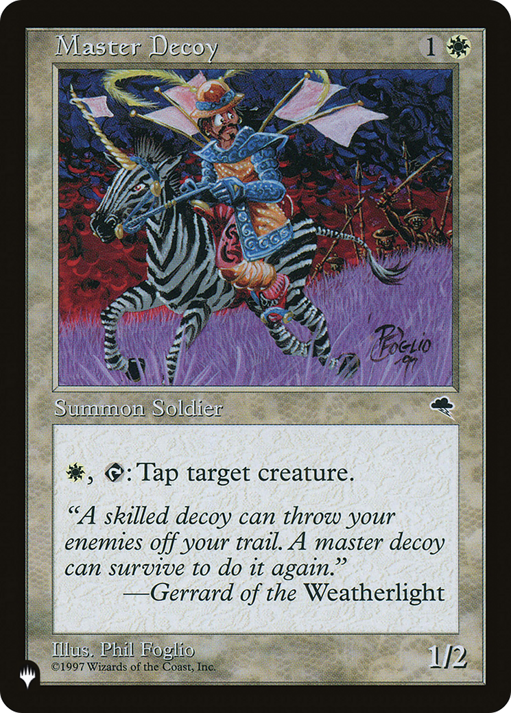 Master Decoy [The List] | Odin's Place