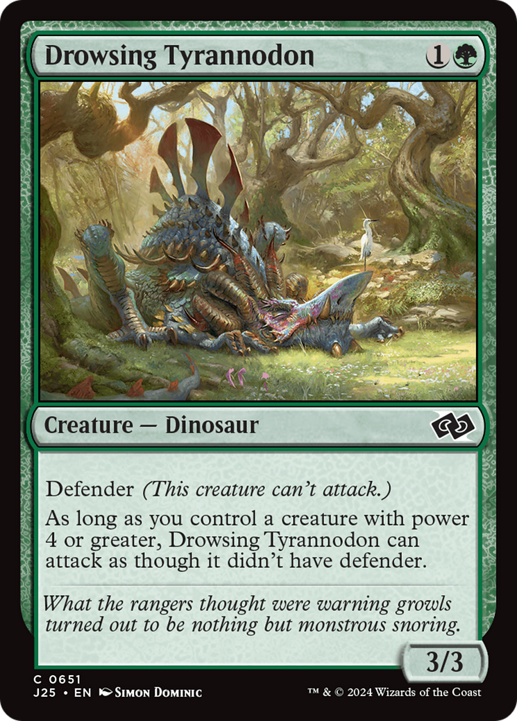 Drowsing Tyrannodon [Foundations Jumpstart] | Odin's Place