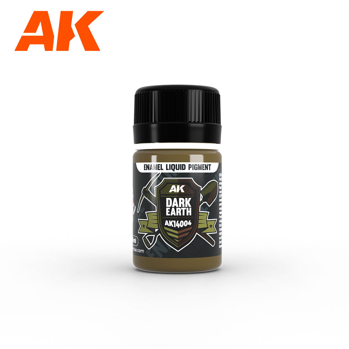 AK Interactive Enamel Liquid Pigment Dark Earth 35ml | Odin's Place