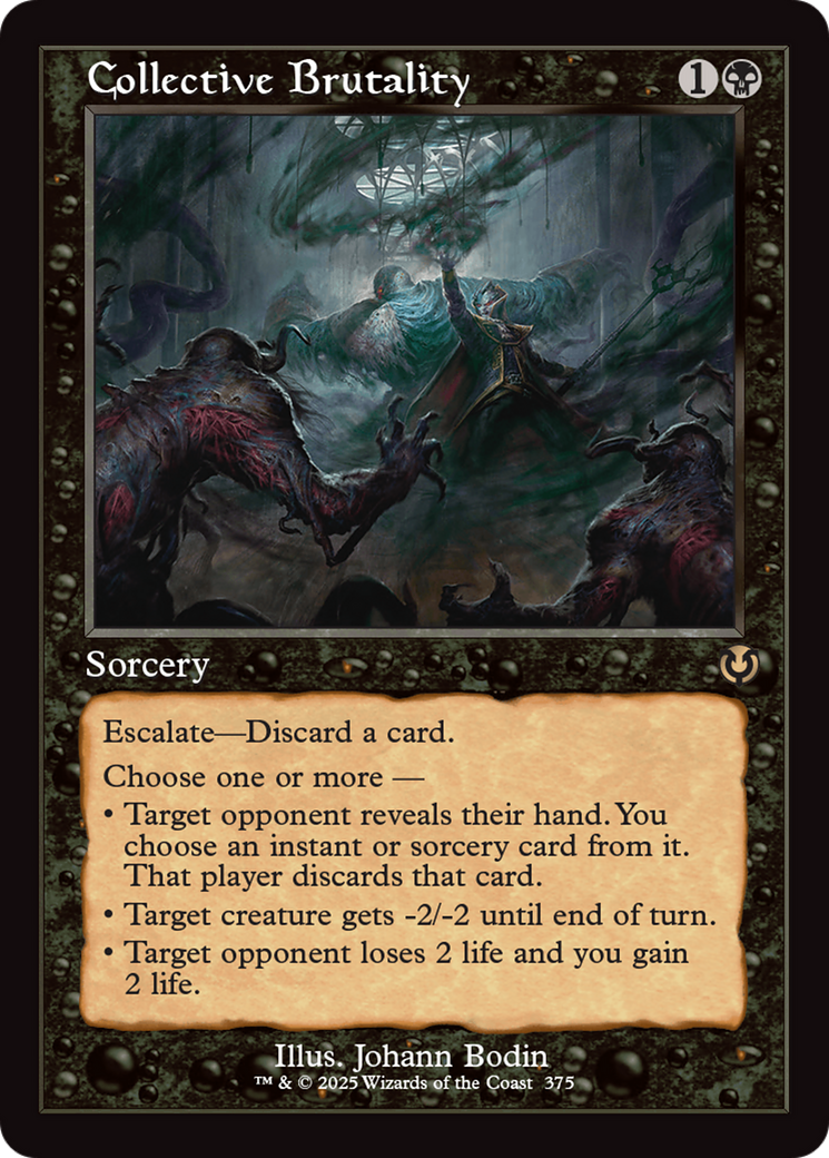Collective Brutality (Retro Frame) [Innistrad Remastered] | Odin's Place