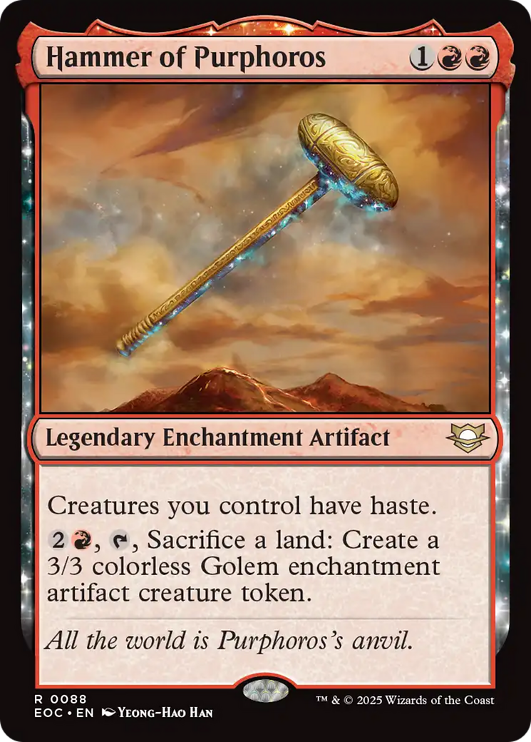 Hammer of Purphoros [Edge of Eternities Commander] | Odin's Place