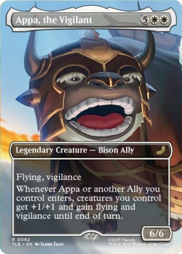 Appa, the Vigilant (Borderless) [Avatar: The Last Airbender: Eternal-Legal] | Odin's Place
