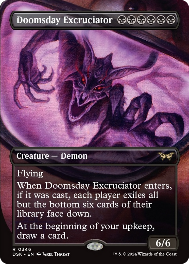 Doomsday Excruciator (Borderless) [Duskmourn: House of Horror] | Odin's Place