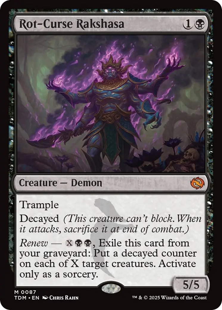 Rot-Curse Rakshasa [Tarkir: Dragonstorm] | Odin's Place
