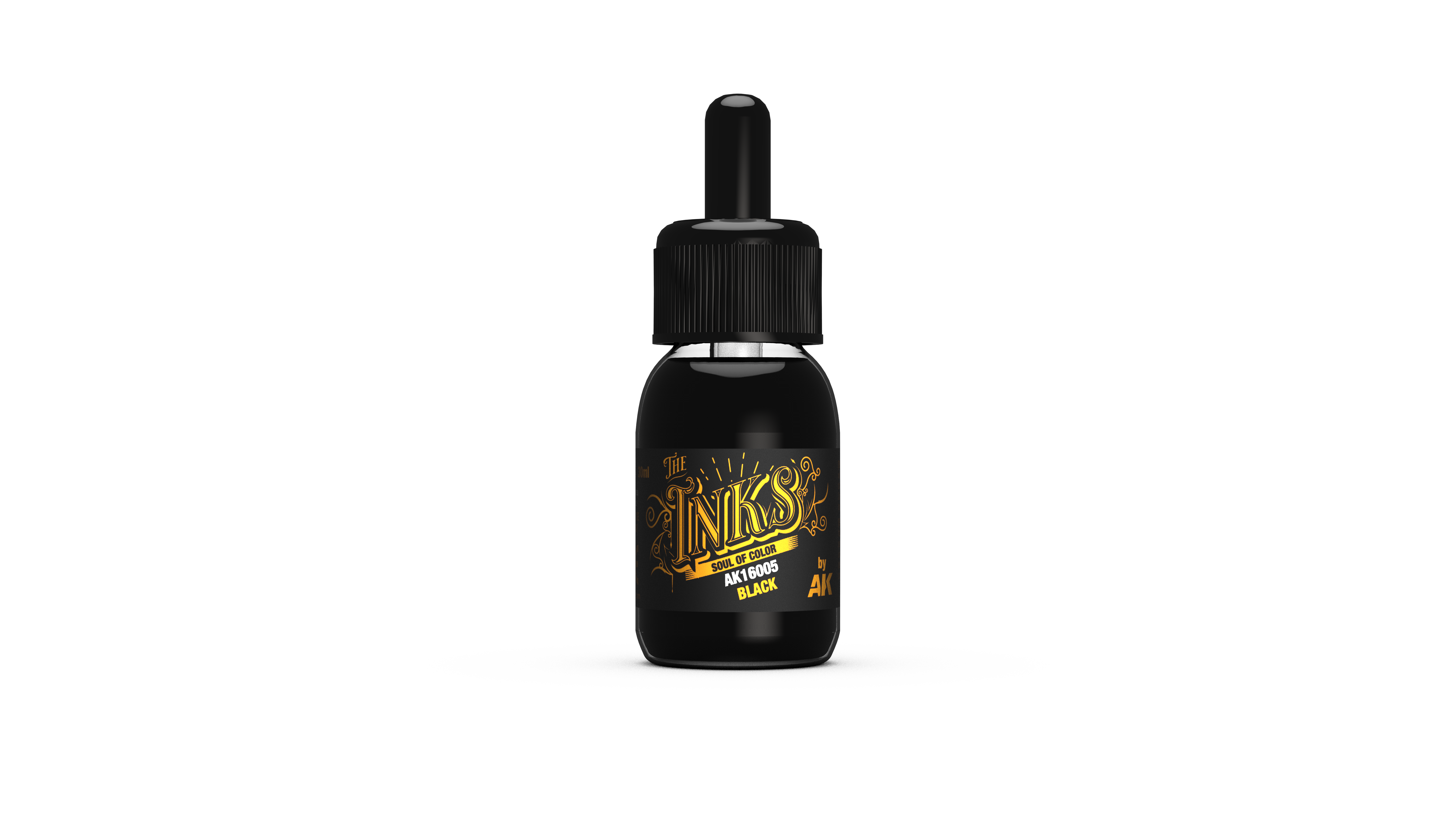 AK Interactive: The INKS Inmaculate Black 30 ml | Odin's Place