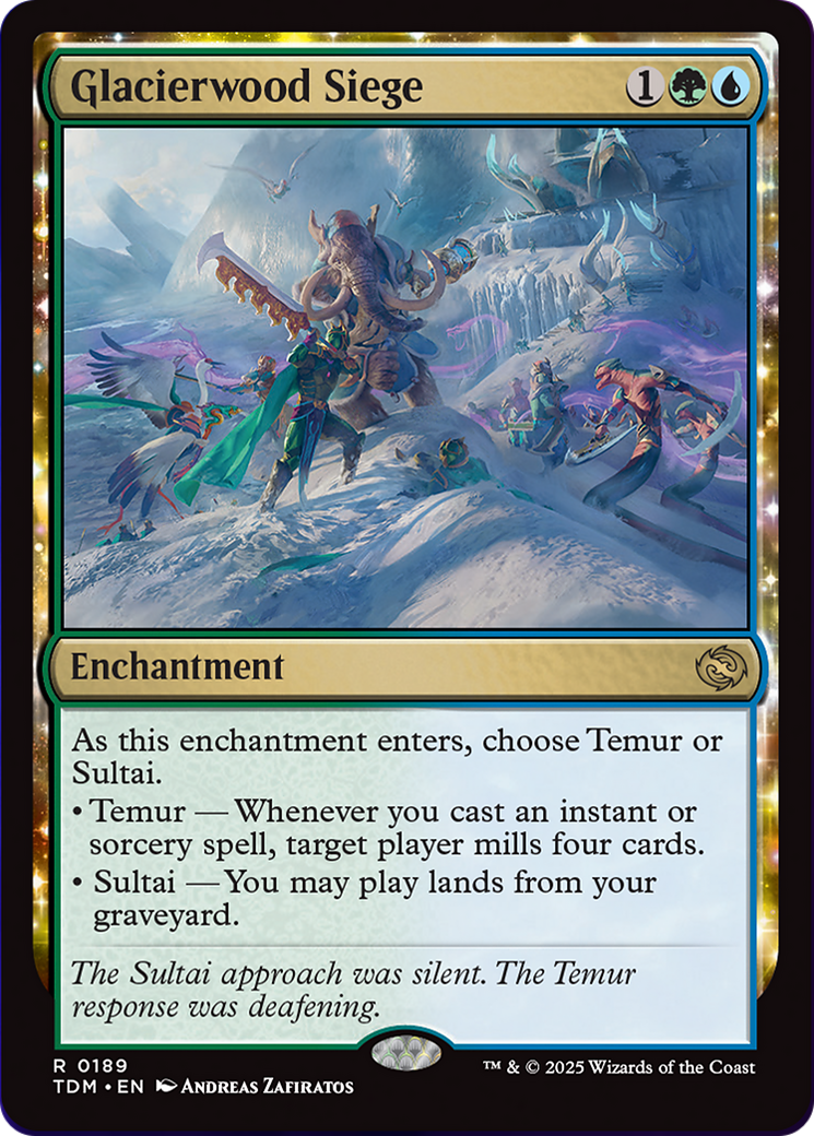 Glacierwood Siege [Tarkir: Dragonstorm] | Odin's Place