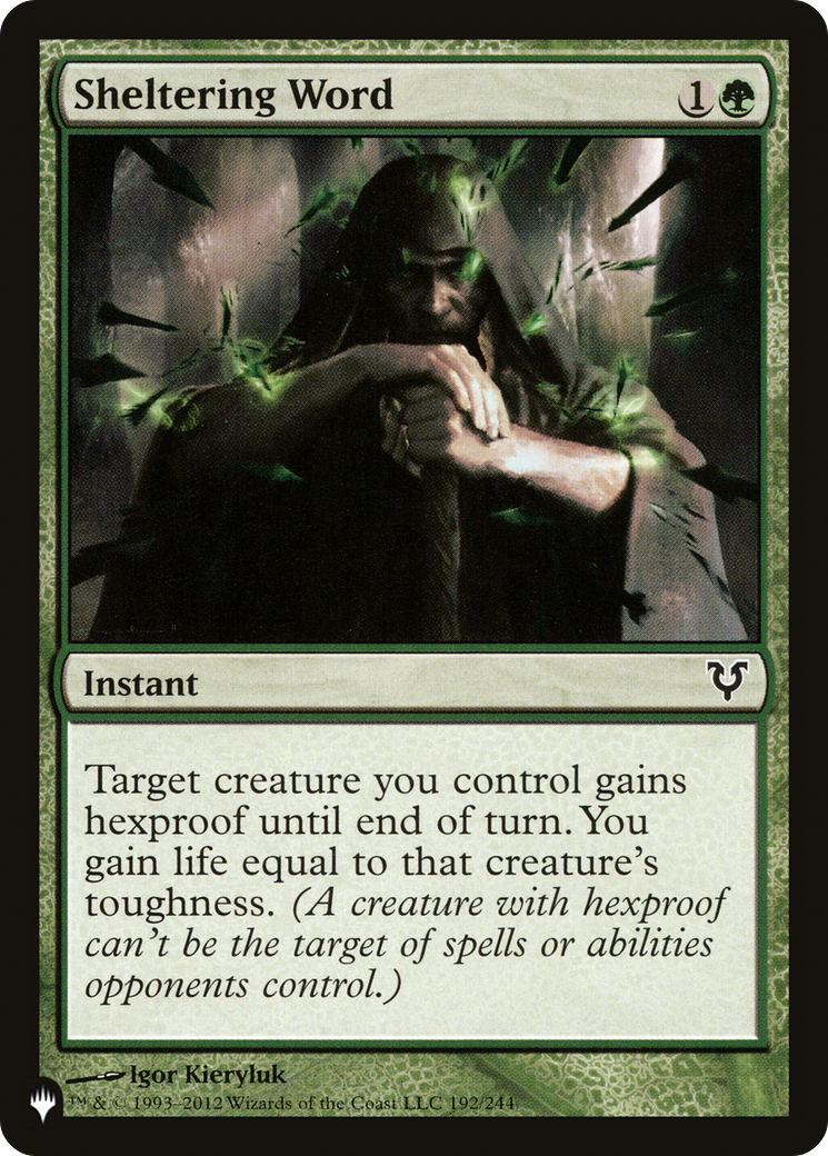 Sheltering Word [The List] | Odin's Place