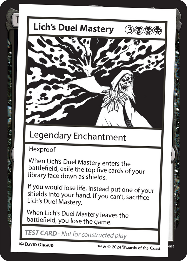 Lich's Duel Mastery [Mystery Booster 2 Playtest Cards] | Odin's Place
