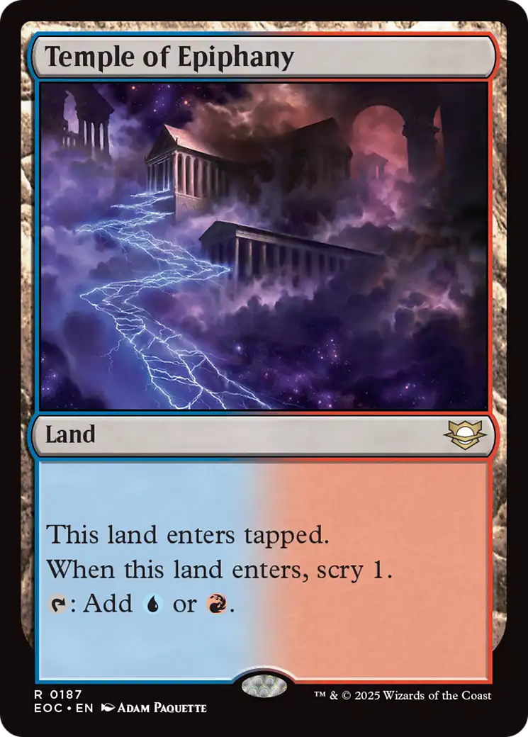 Temple of Epiphany [Edge of Eternities Commander] | Odin's Place