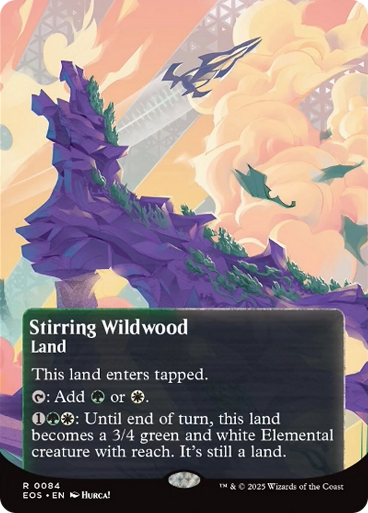 Stirring Wildwood (0084) (Borderless) [Edge of Eternities: Stellar Sights] | Odin's Place