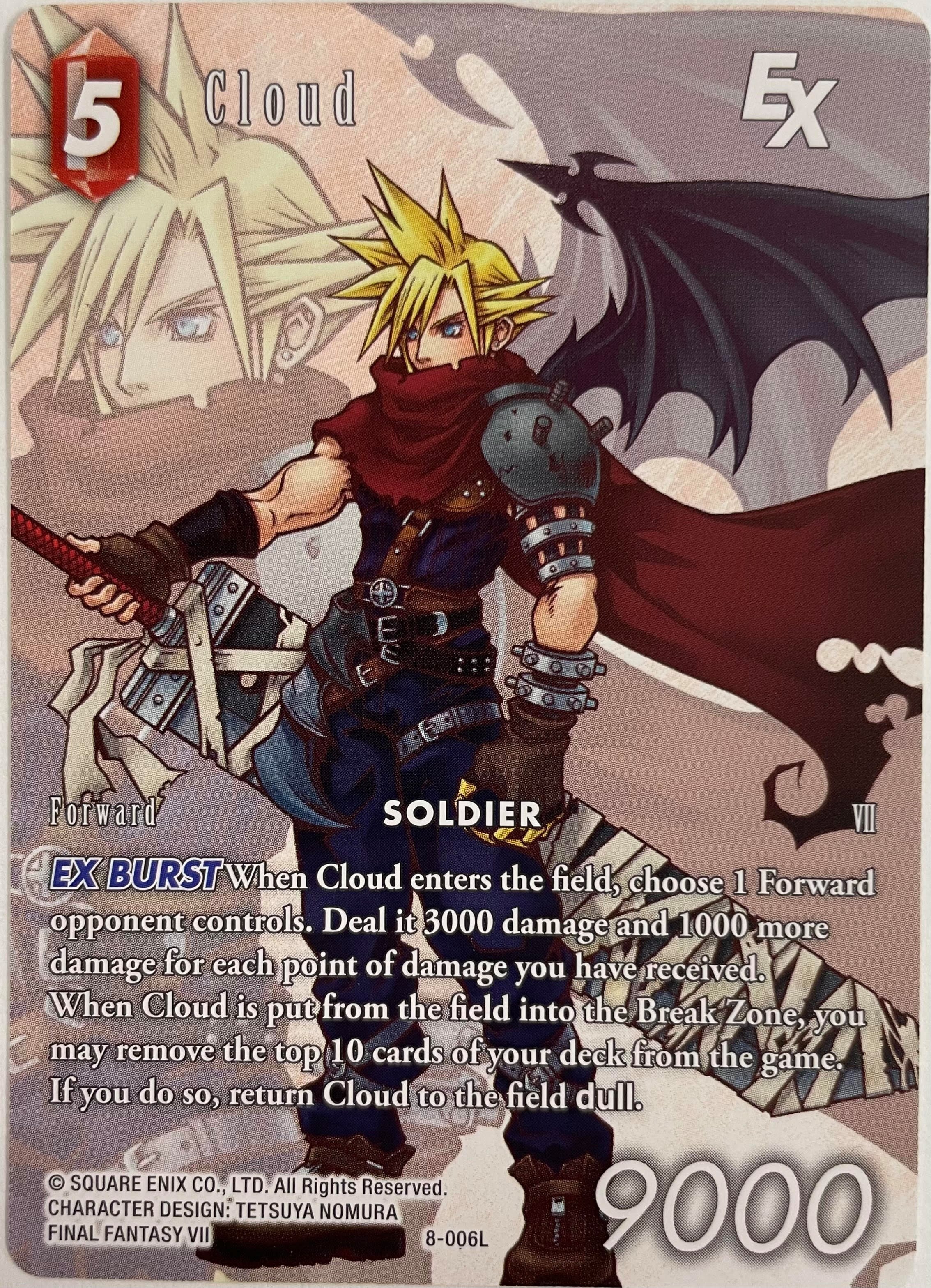 Cloud EX (Full Art Reprint) [Crystal Dominion] | Odin's Place