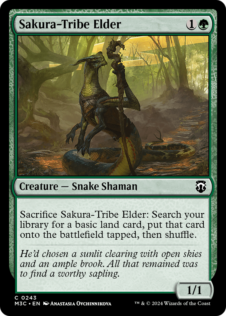 Sakura-Tribe Elder (Ripple Foil) [Modern Horizons 3 Commander] | Odin's Place