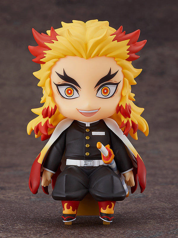 Good Smile Company Demon Slayer: Kimetsu no Yaiba Series Kyojuro Rengoku Nendoroid Swacchao! Doll | Odin's Place