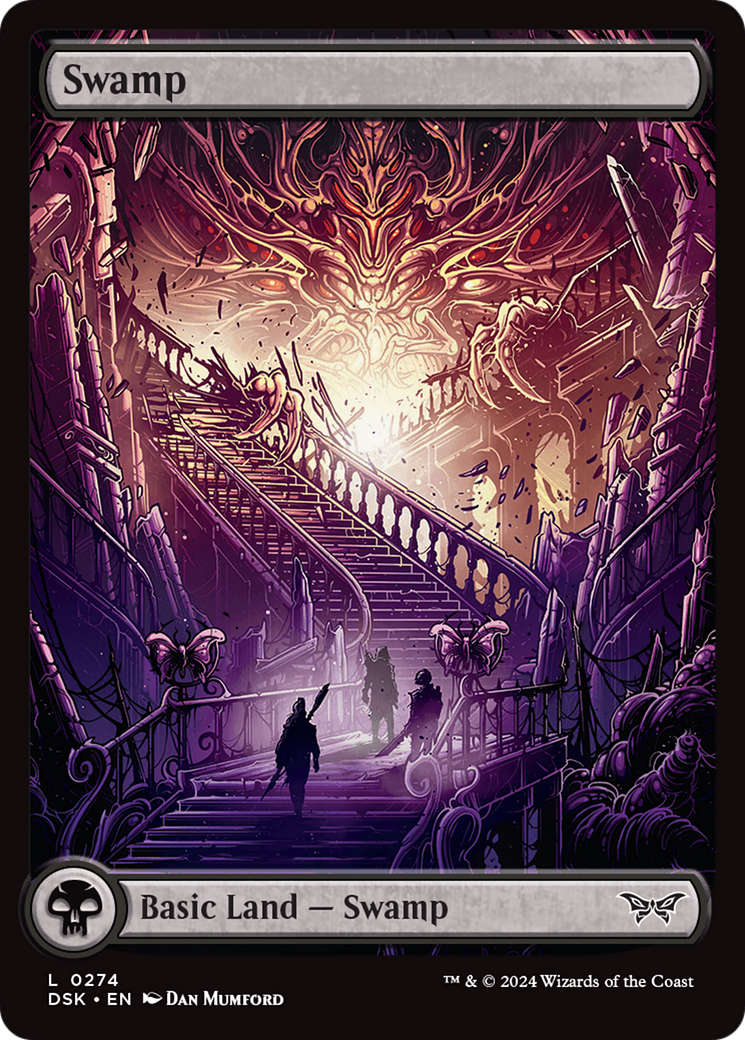 Swamp (274) - Full Art [Duskmourn: House of Horror] | Odin's Place