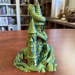 Serpentine Dice Tower | TTRPG, D&D, Pathfinder, CoC | Odin's Place