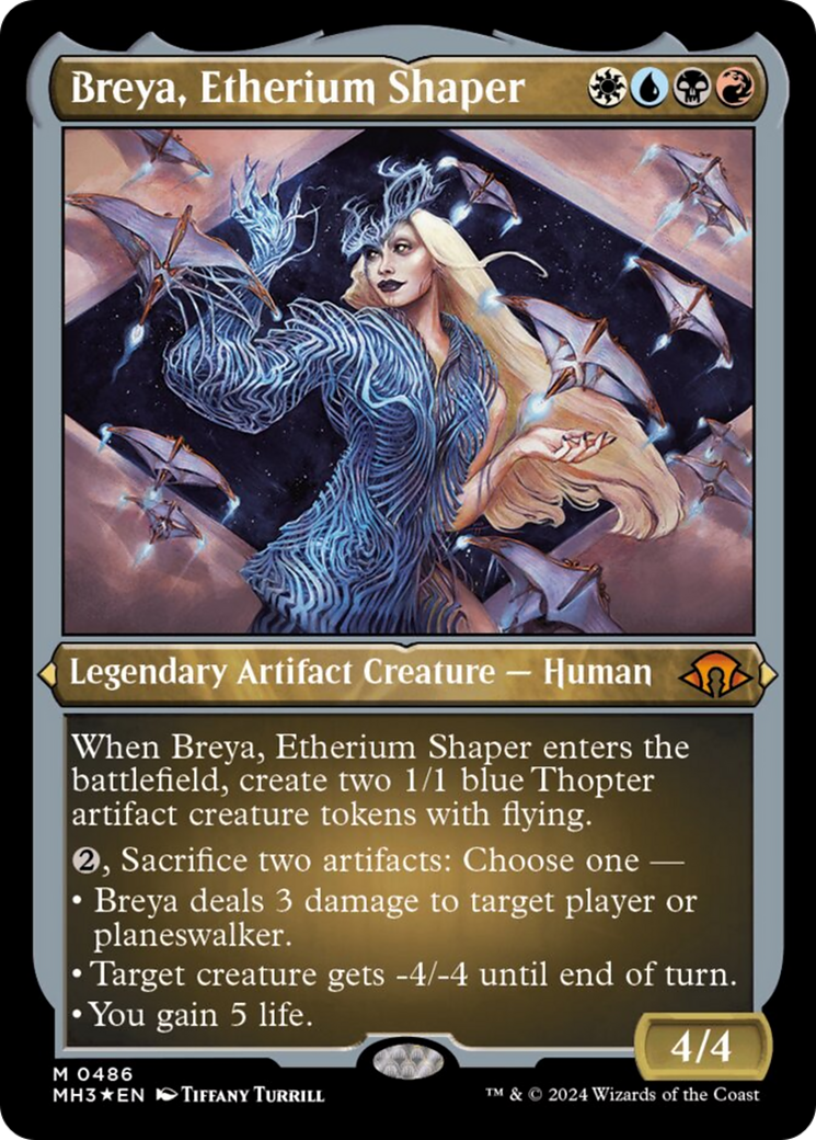 Breya, Etherium Shaper (Foil Etched) [Modern Horizons 3] | Odin's Place