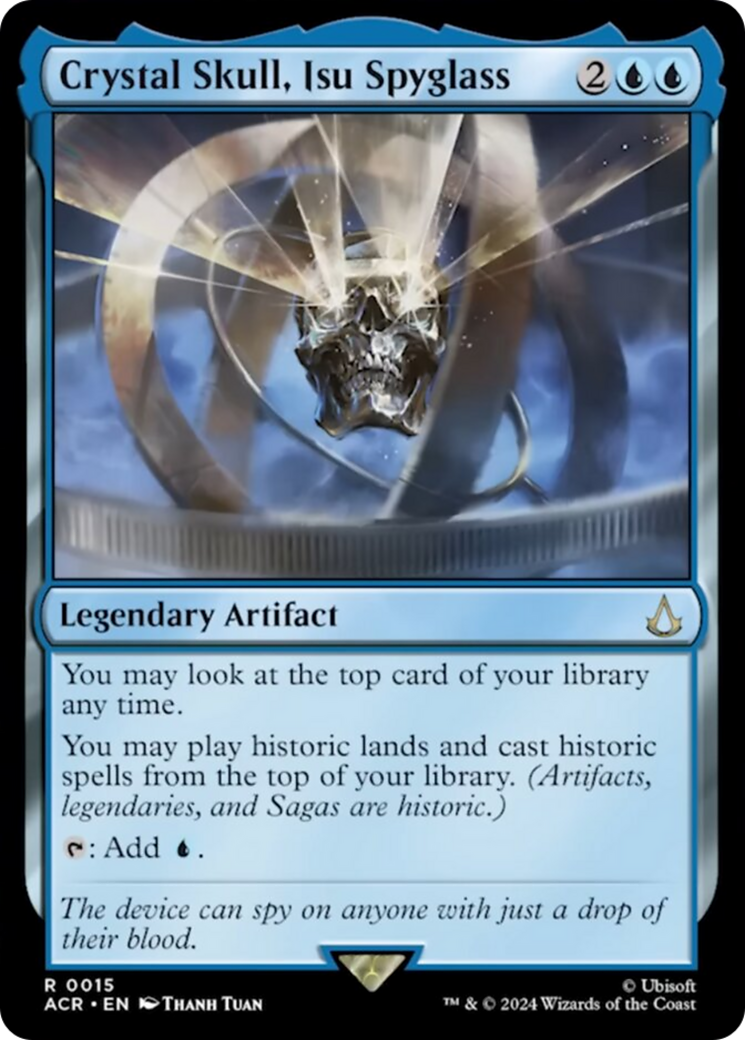 Crystal Skull, Isu Spyglass (Foil Etched) [Assassin's Creed] | Odin's Place
