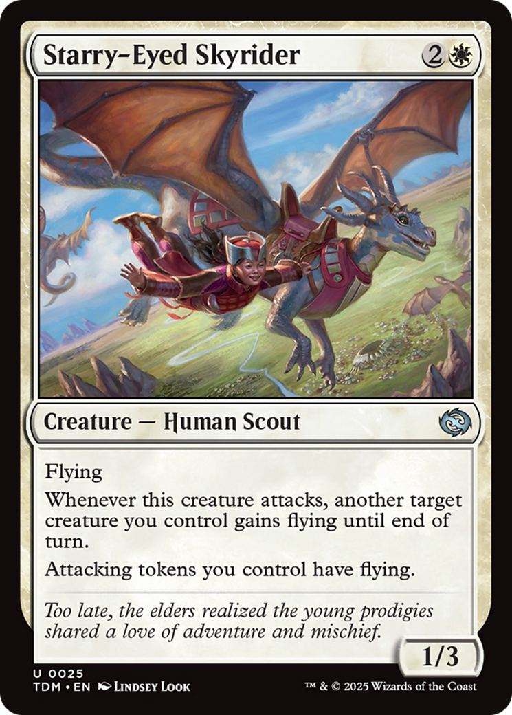 Starry-Eyed Skyrider [Tarkir: Dragonstorm] | Odin's Place