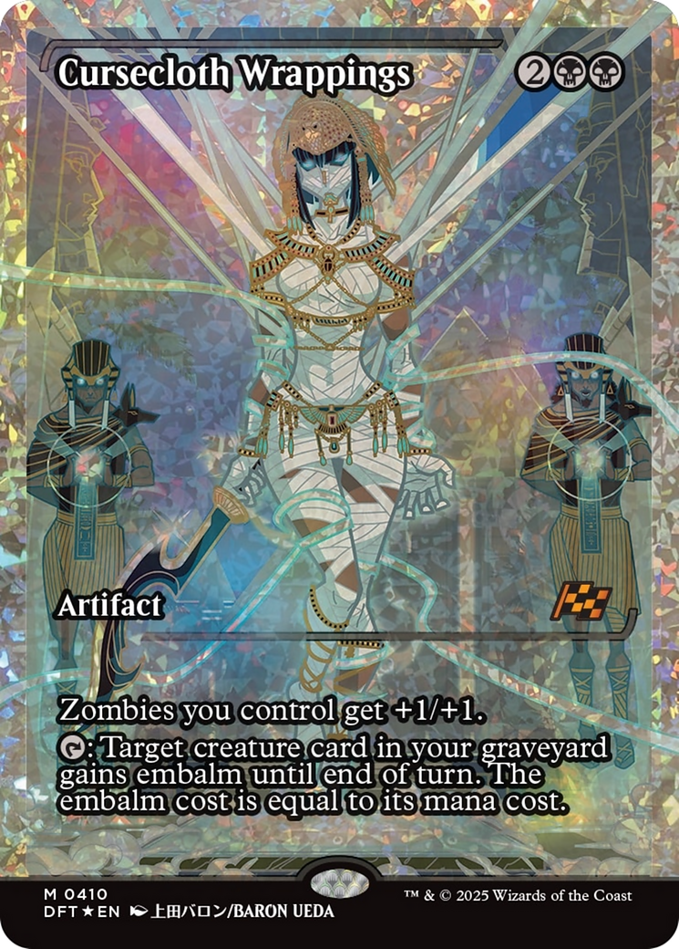 Cursecloth Wrappings (Showcase) (Fracture Foil) [Aetherdrift] | Odin's Place
