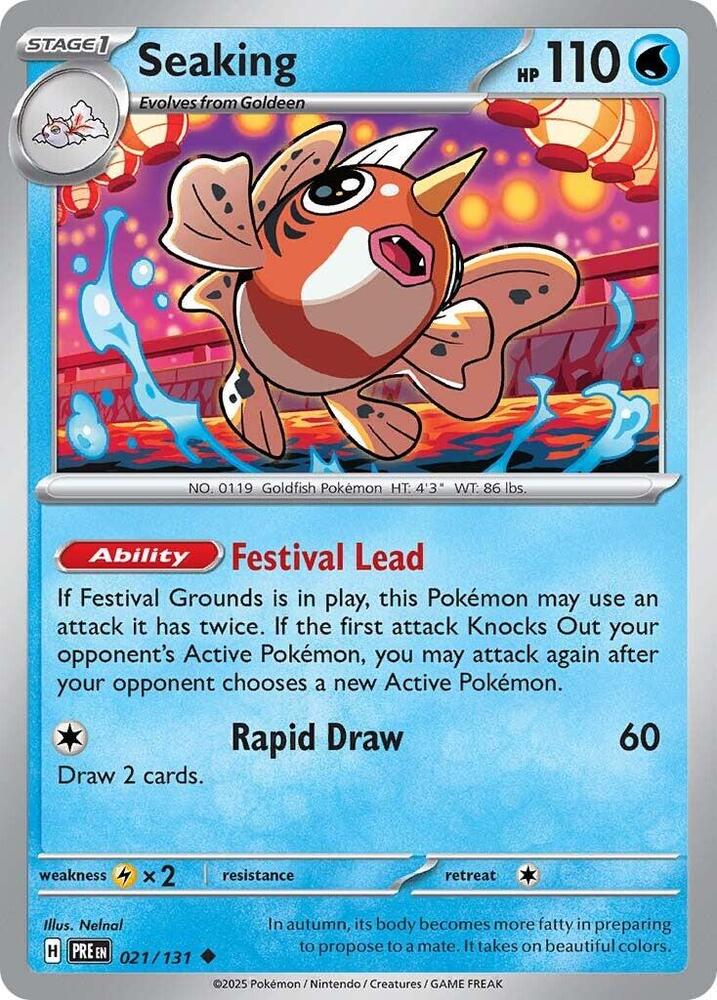Seaking (021/131) [Scarlet & Violet: Prismatic Evolutions] | Odin's Place