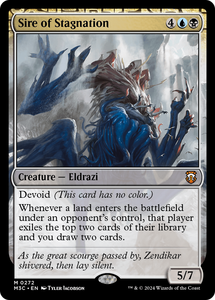 Sire of Stagnation (Ripple Foil) [Modern Horizons 3 Commander] | Odin's Place