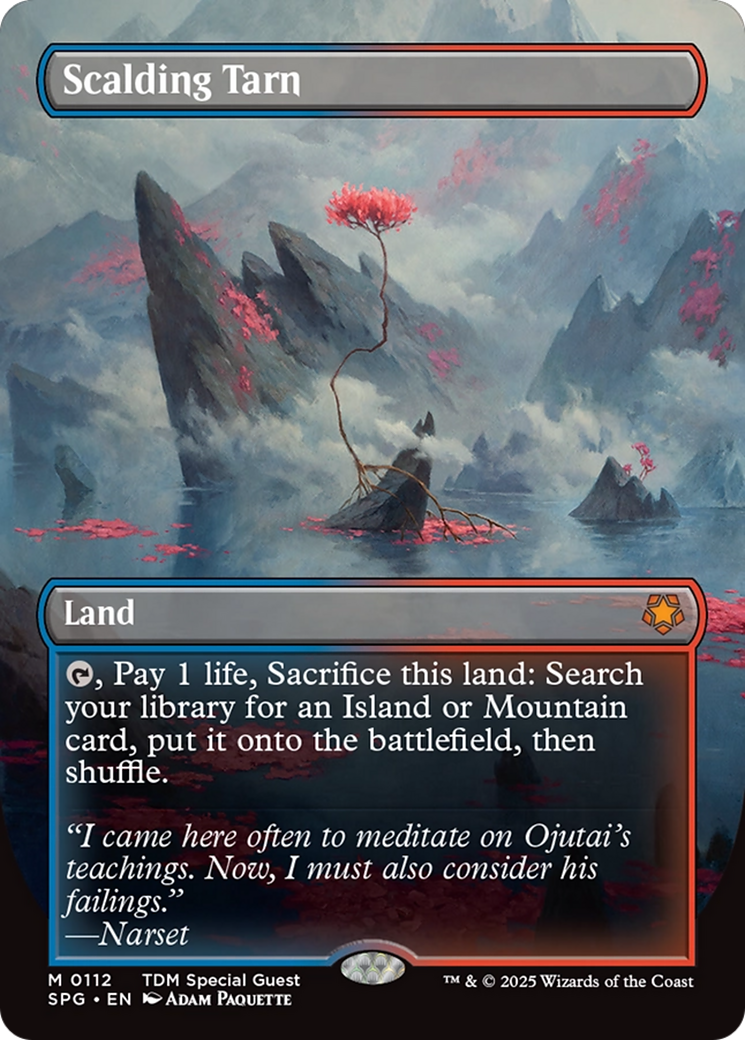 Scalding Tarn (Borderless) [Tarkir: Dragonstorm Special Guests] | Odin's Place