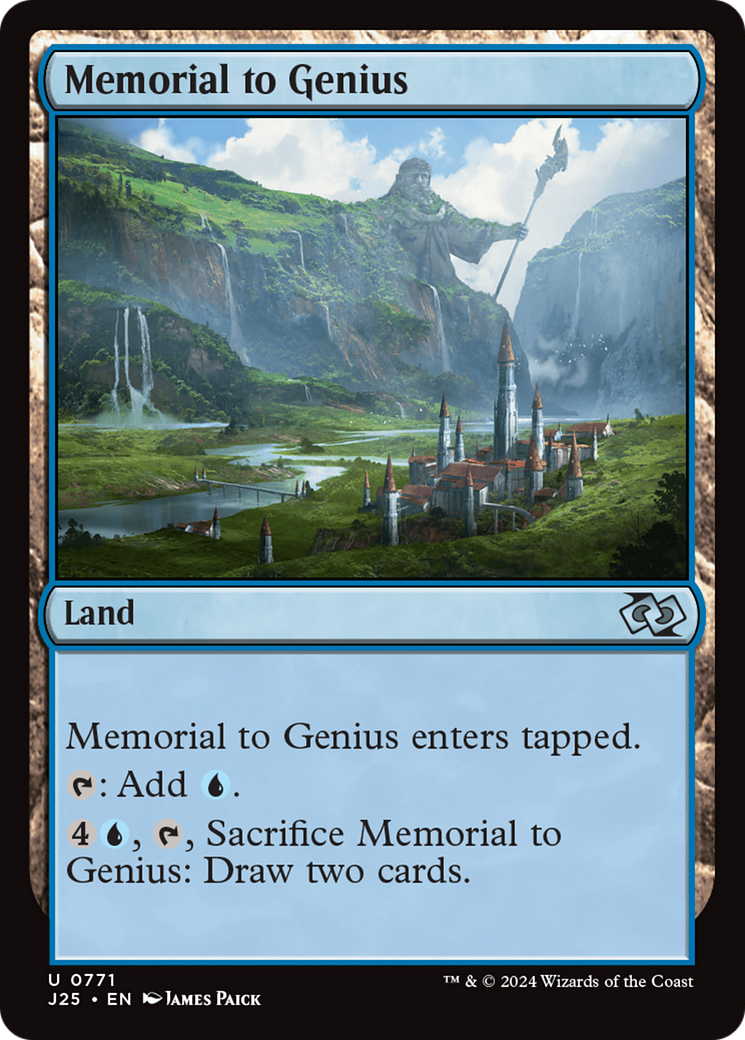 Memorial to Genius [Foundations Jumpstart] | Odin's Place
