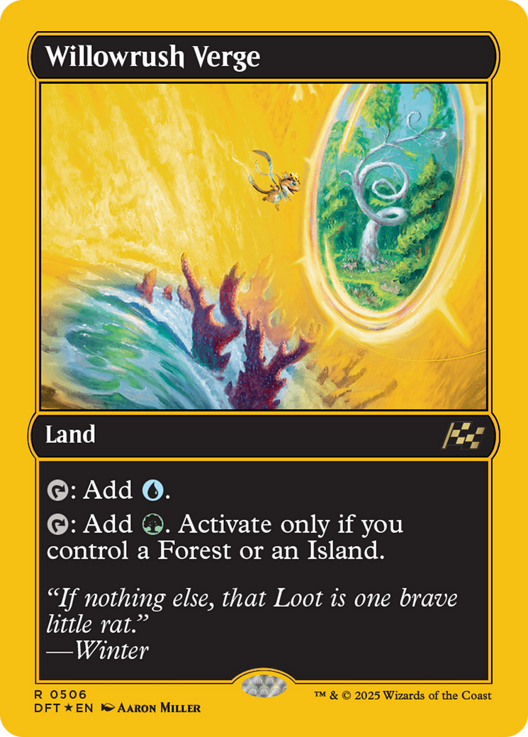 Willowrush Verge (First-Place Foil) [Aetherdrift] | Odin's Place
