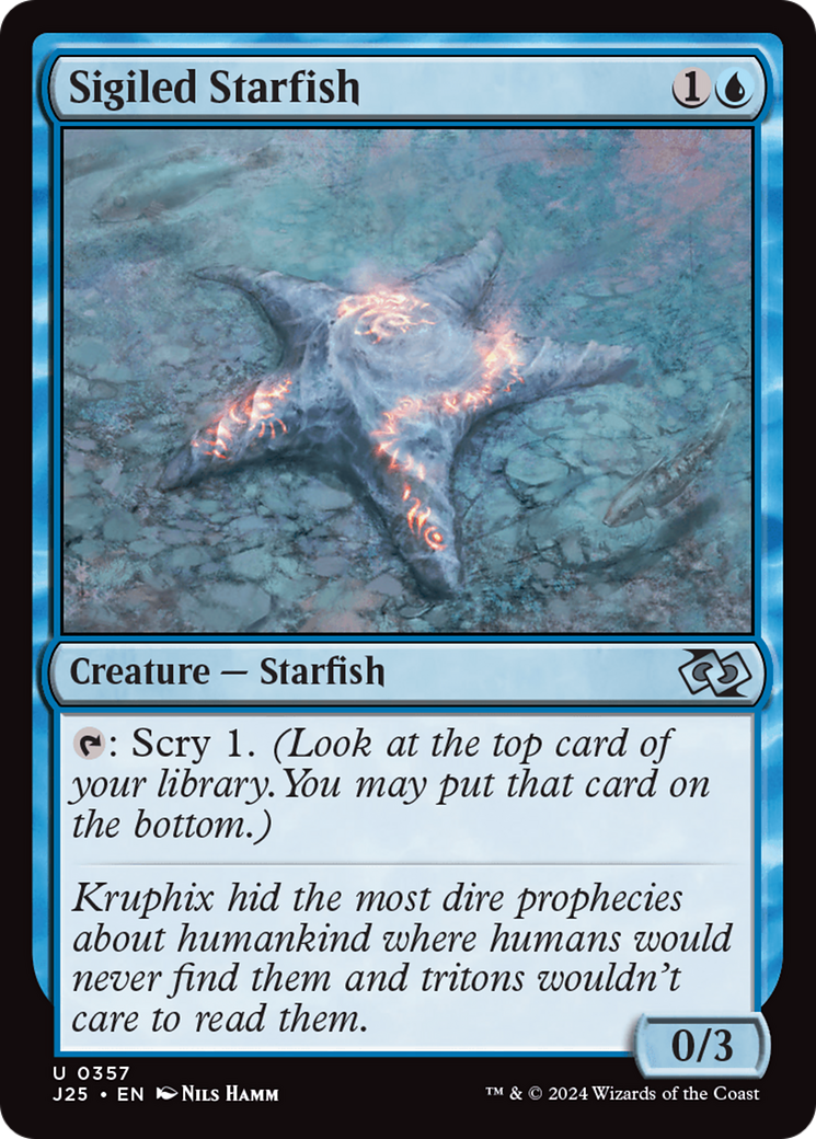 Sigiled Starfish [Foundations Jumpstart] | Odin's Place