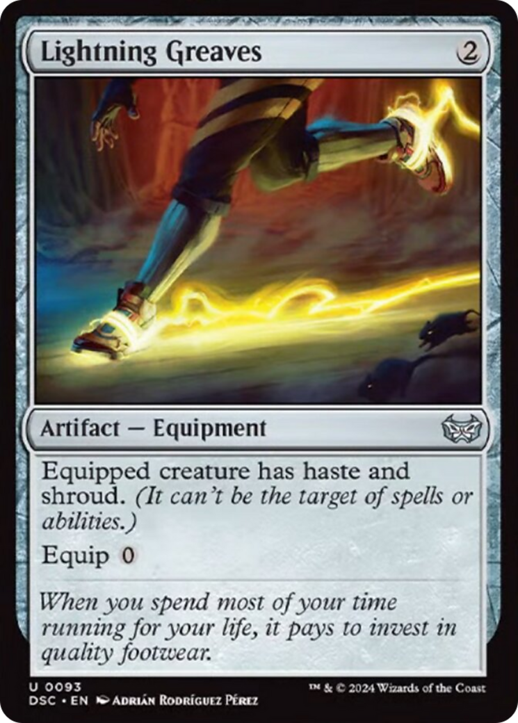 Lightning Greaves [Duskmourn: House of Horror Commander] | Odin's Place