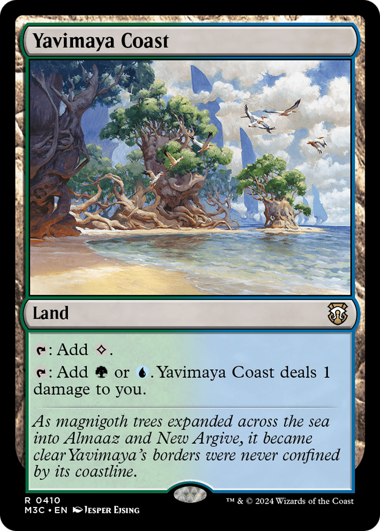 Yavimaya Coast (Ripple Foil) [Modern Horizons 3 Commander] | Odin's Place