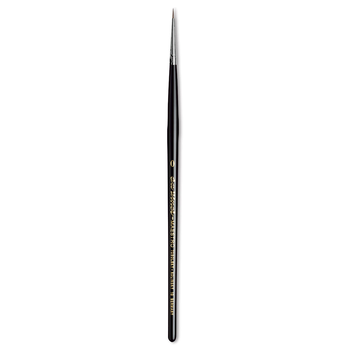 Da Vinci Watercolor Series 10 Maestro Kolinsky Sable Brush - Round, Short Handle, Size 0 | Odin's Place