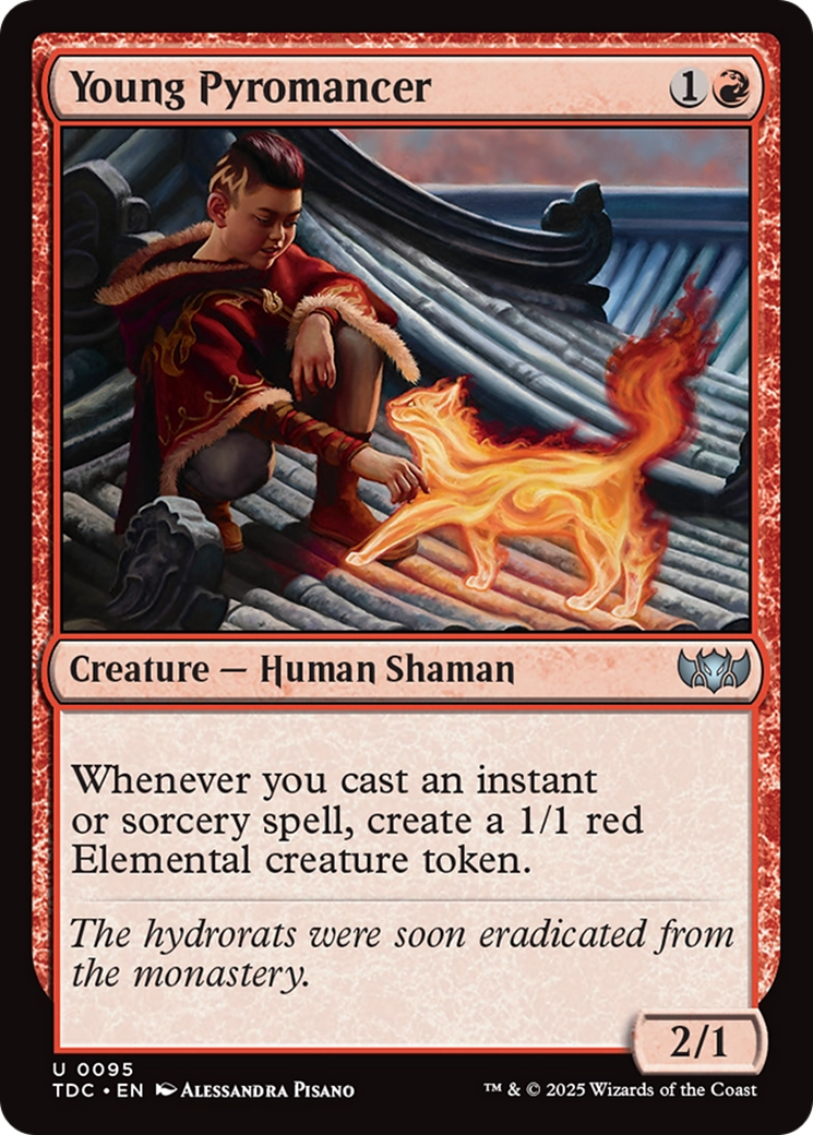 Young Pyromancer [Tarkir: Dragonstorm Commander] | Odin's Place