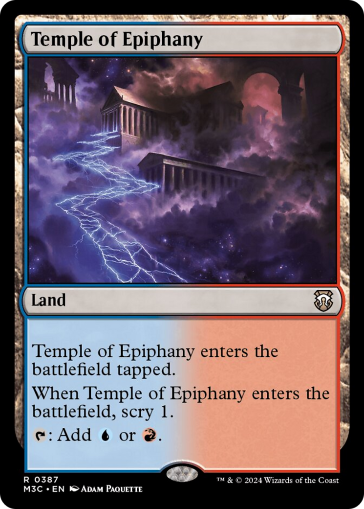 Temple of Epiphany [Modern Horizons 3 Commander] | Odin's Place