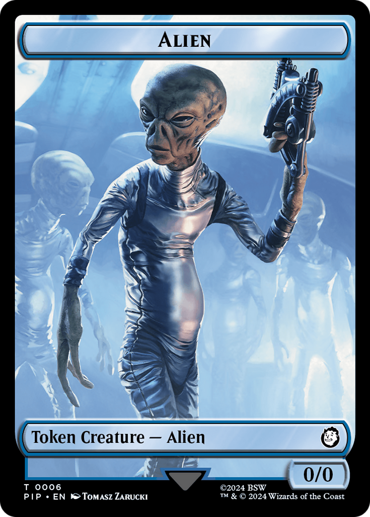 Radiation // Alien Double-Sided Token [Fallout Tokens] | Odin's Place