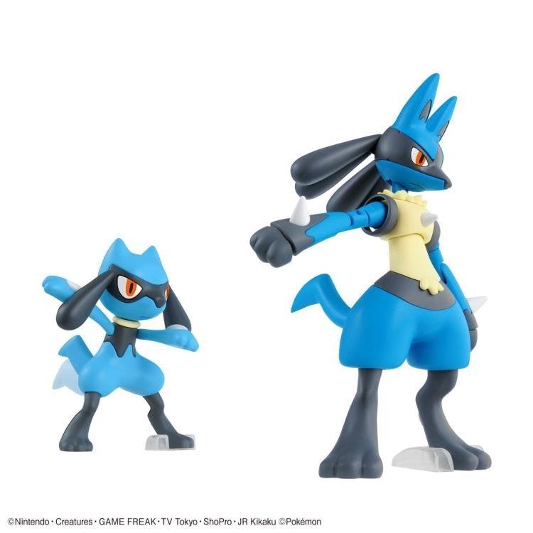 Bandai Pokemon Riolu & Lucario Model Kit | Odin's Place